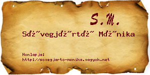 Sövegjártó Mónika névjegykártya